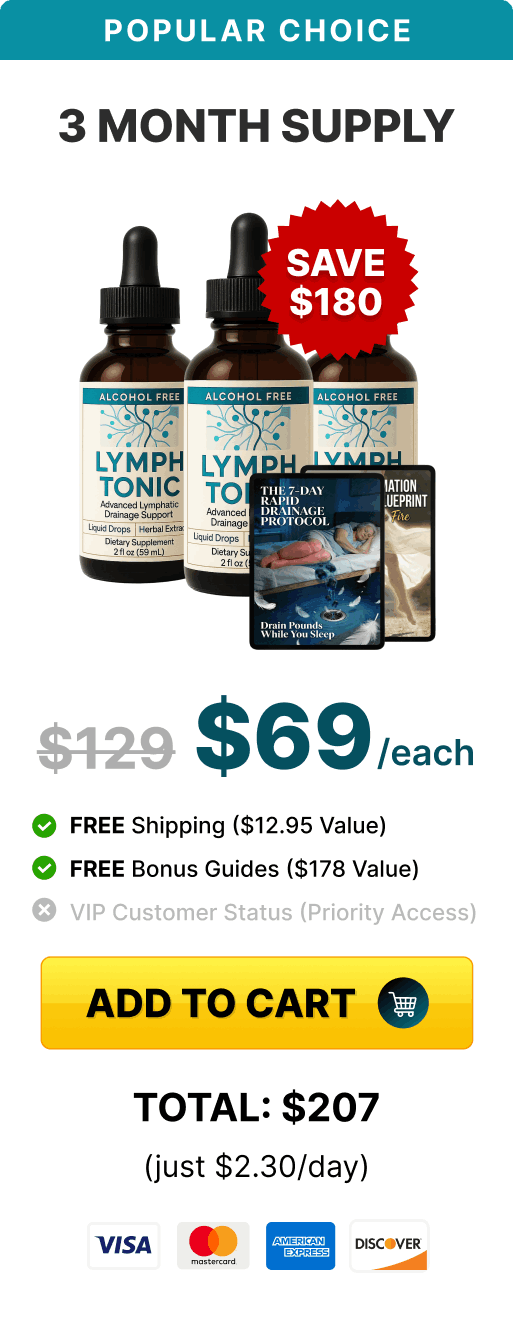 Lymph Tonic 3 bottle price
